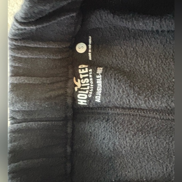 Hollister Sweatpants Womens Small Black Adjustable Rise Jogger - Picture 4 of 6
